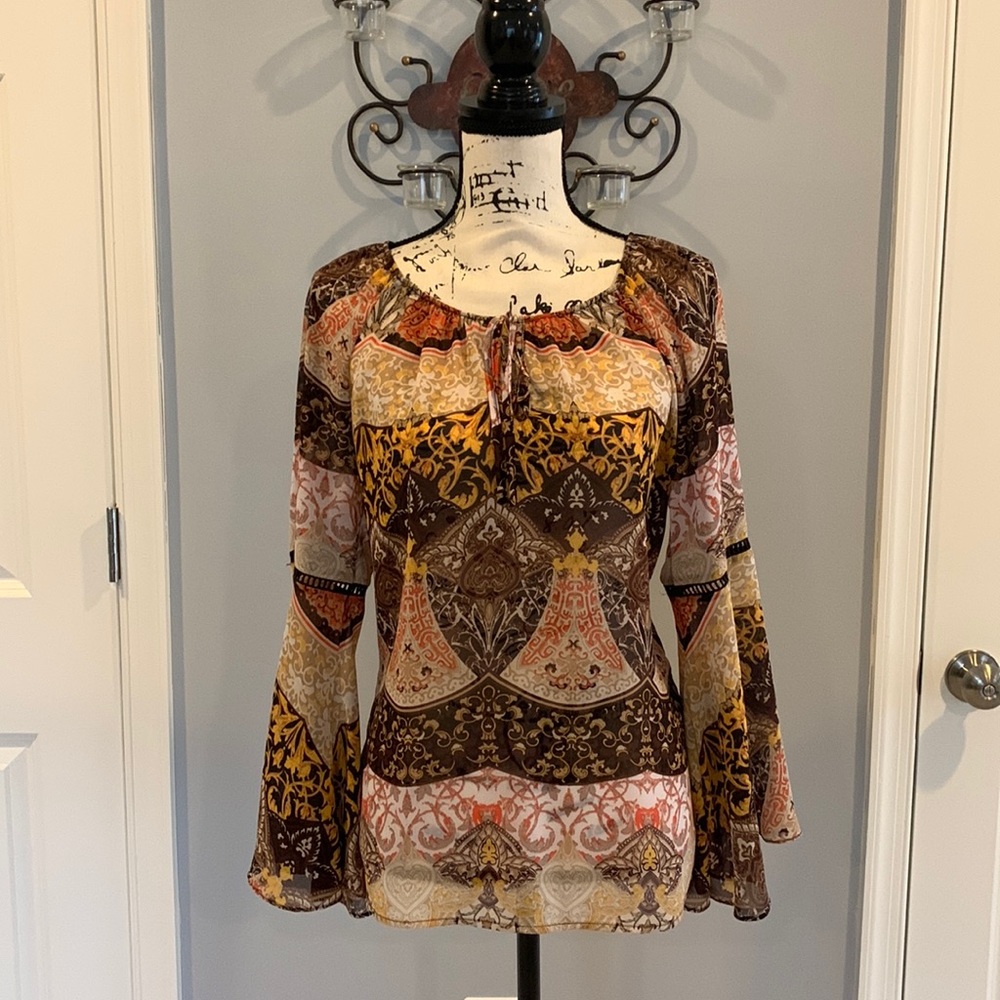 New York & Co. sheer blouse